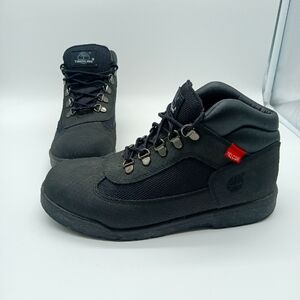 Timberland Field Boots Helcor Big Kids Style Boys Size 6.5 Waterproof Black